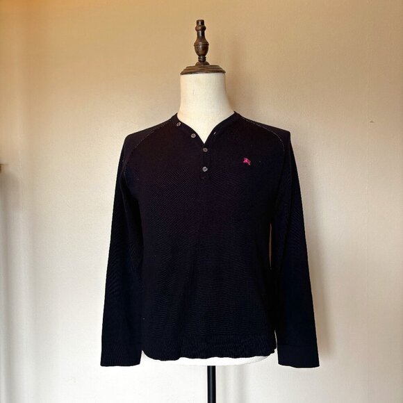 urberry Black Label Men's Wool Knit Sweater - Size 2 (JP M / US S-M) - Picture 1 of 13